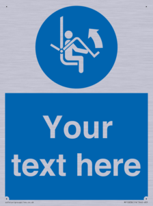 Custom Mandatory: Open safety bar of chairlift